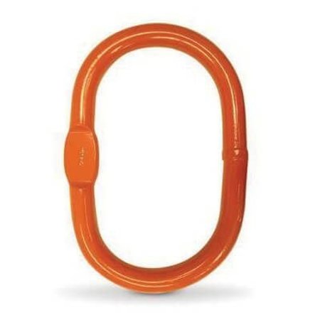 CM Master Link, Series HercAlloy 800, 58 In, 9000 Lb, Alloy Steel, Orange Powder Coated ML063NF